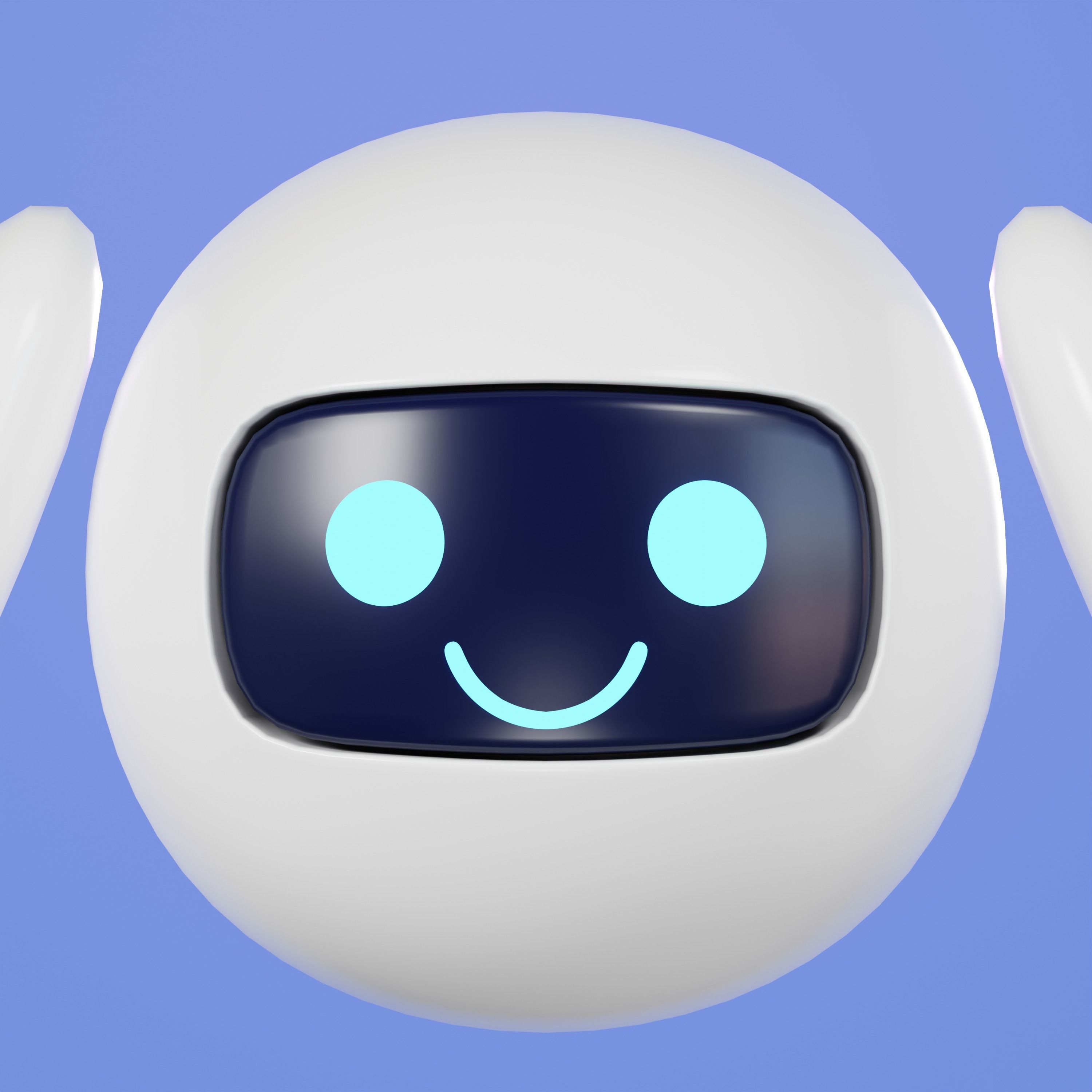 Auto bot series No1 Minimal stylized Low-poly 3D model_7