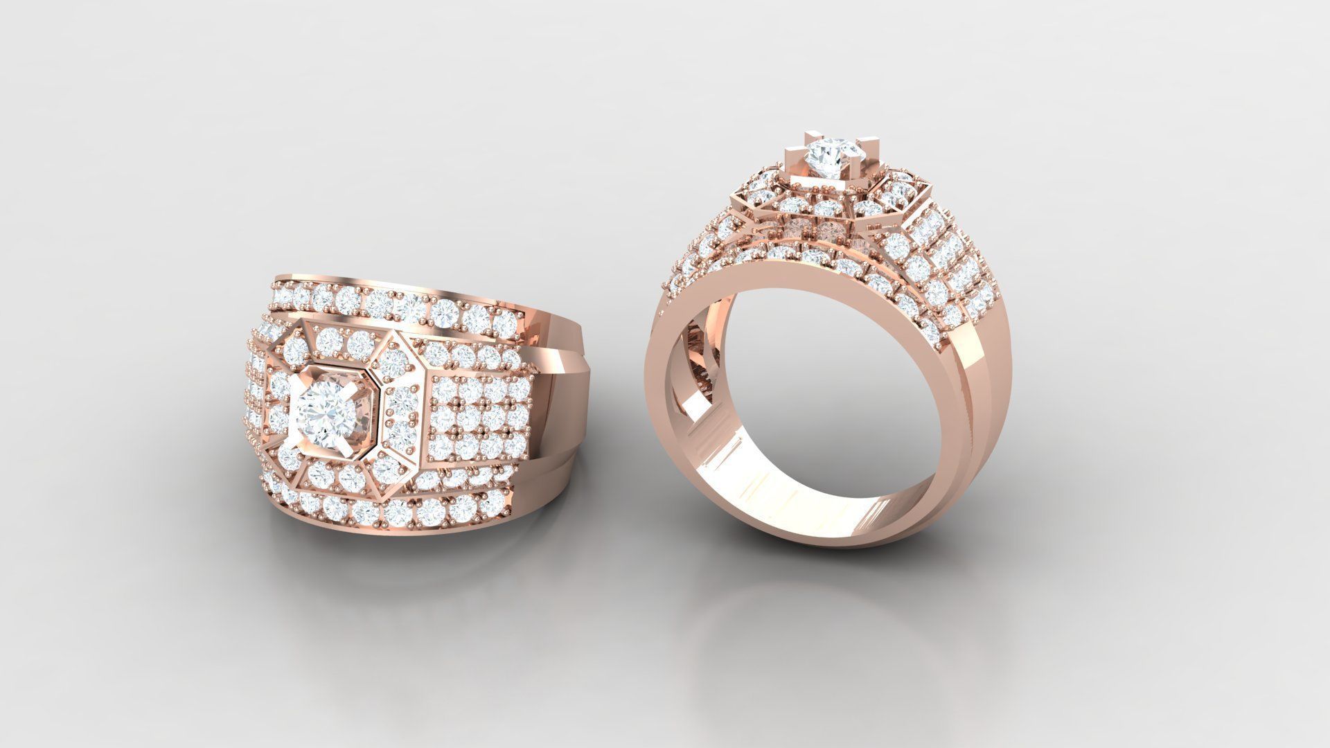 Ring Men B2 3D print model_1