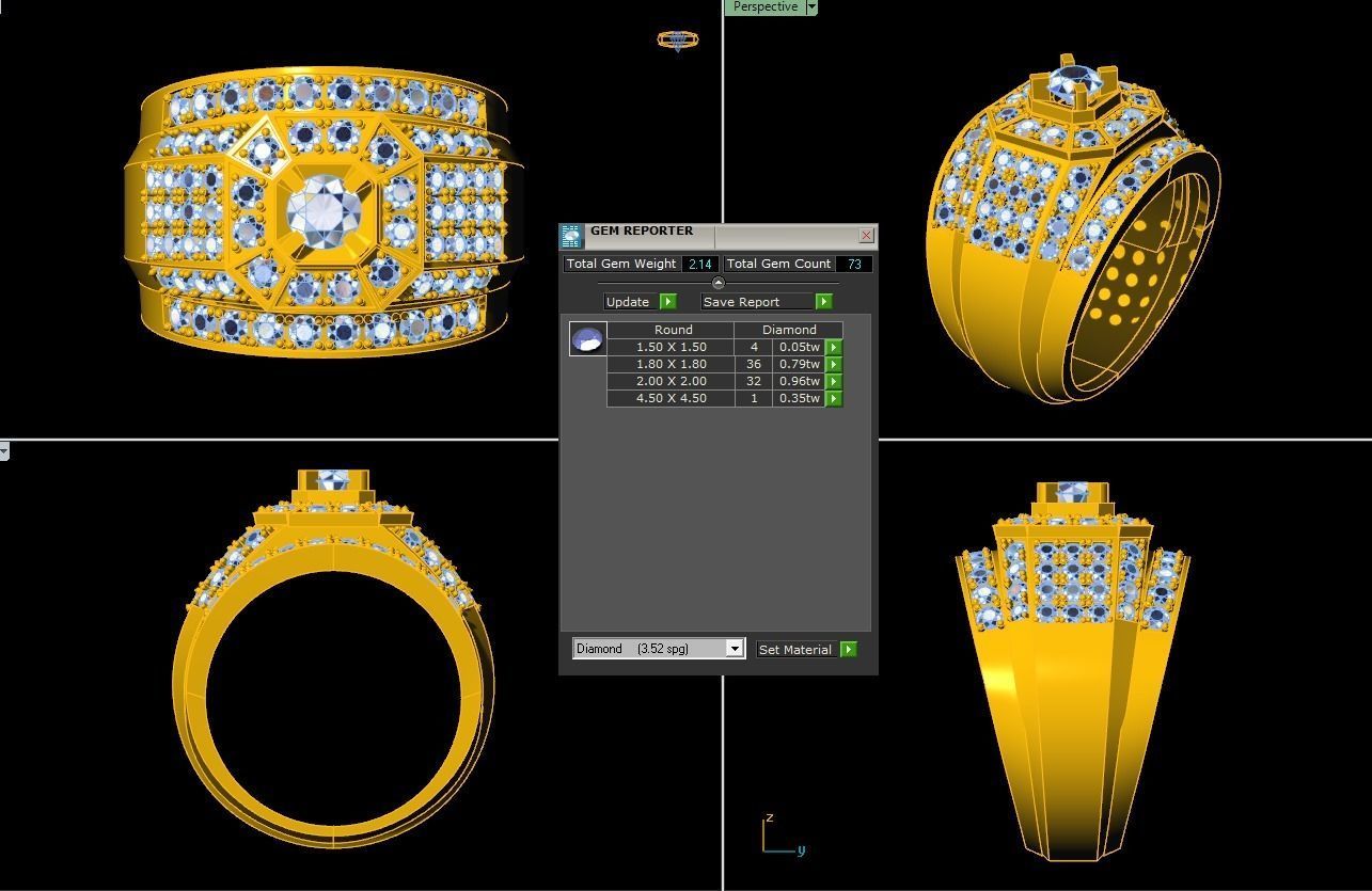 Ring Men B2 3D print model_6