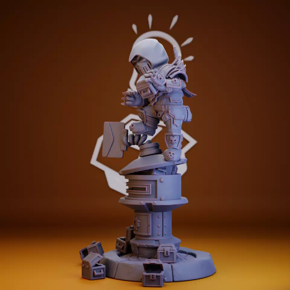 Deathmantle Gnome Rogue - World of Warcraft 3D print model_0