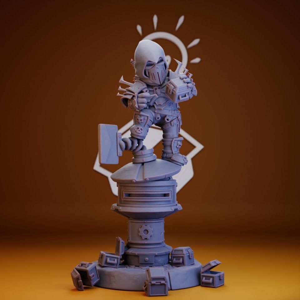 Deathmantle Gnome Rogue - World of Warcraft 3D print model_1