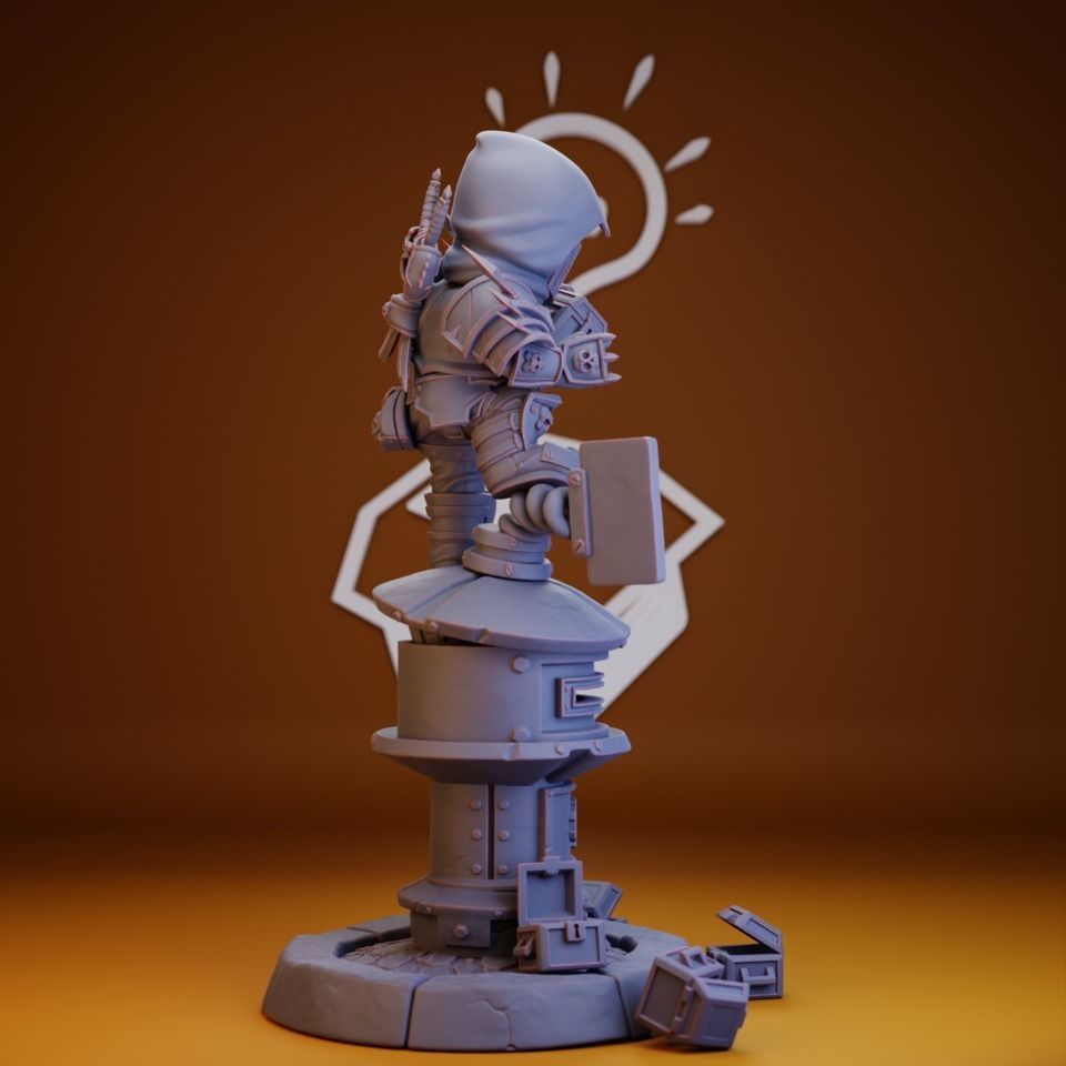 Deathmantle Gnome Rogue - World of Warcraft 3D print model_3