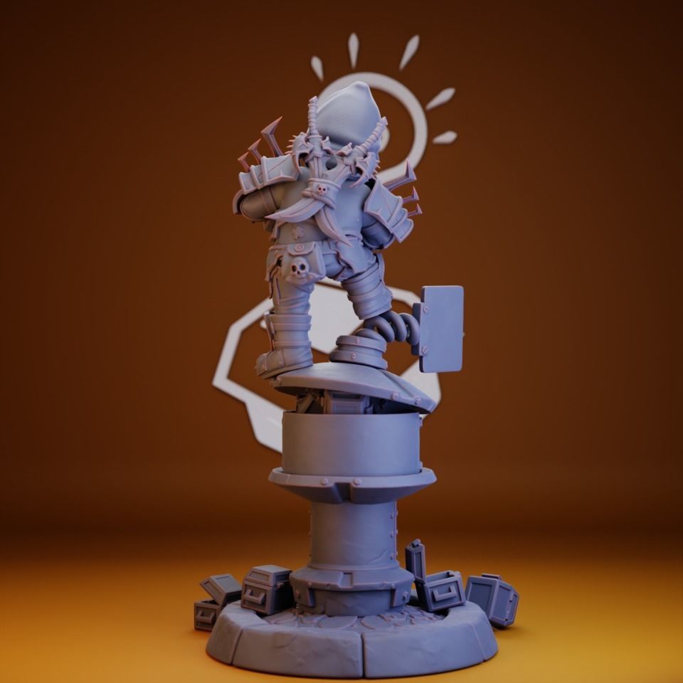 Deathmantle Gnome Rogue - World of Warcraft 3D print model_2