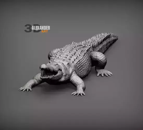 Orinoco crocodile 3D print model