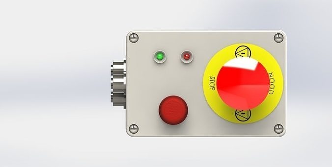 Emergency Button 3D model