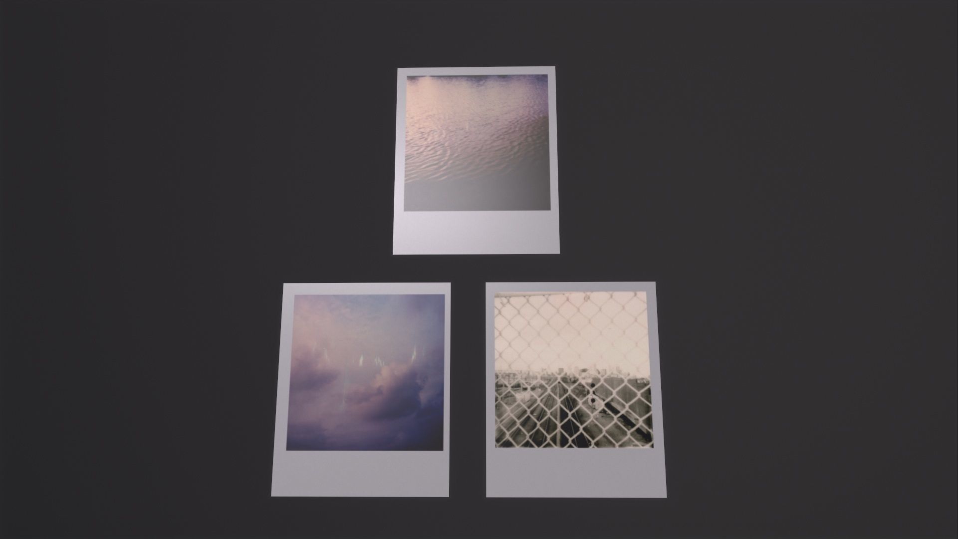 Polaroid Photos 3D Model Low-poly 3D model_3