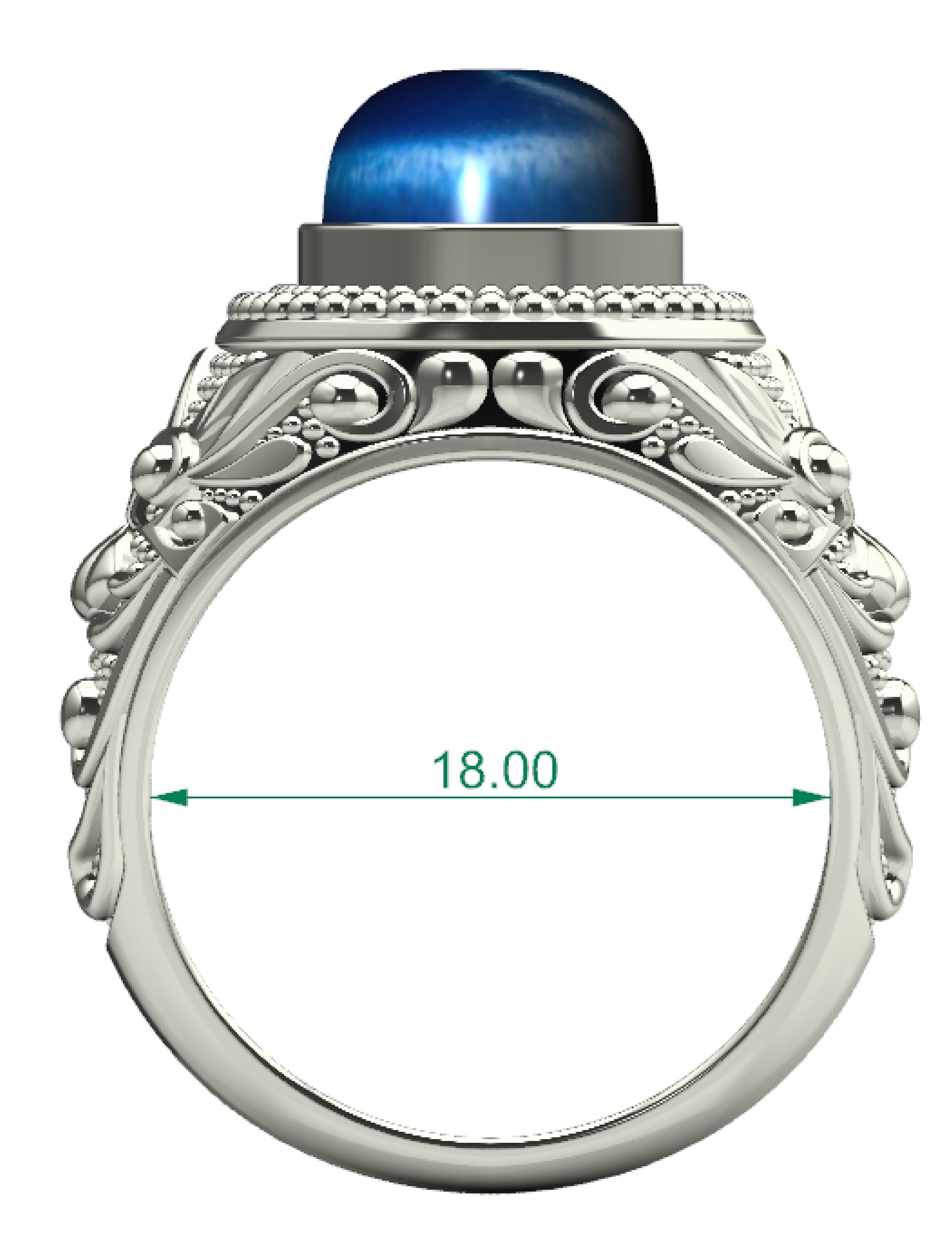 ring mens 3D print model_2