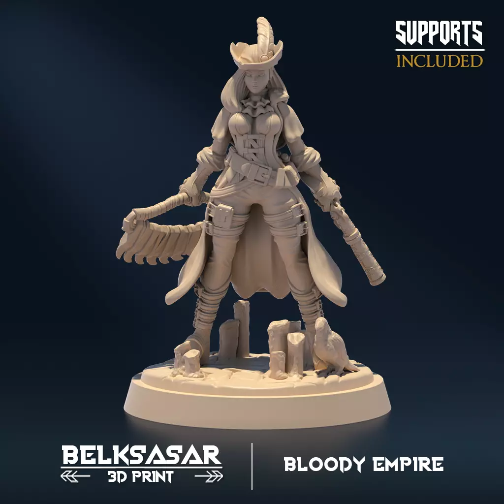 Bloody Huntress B 3D print model