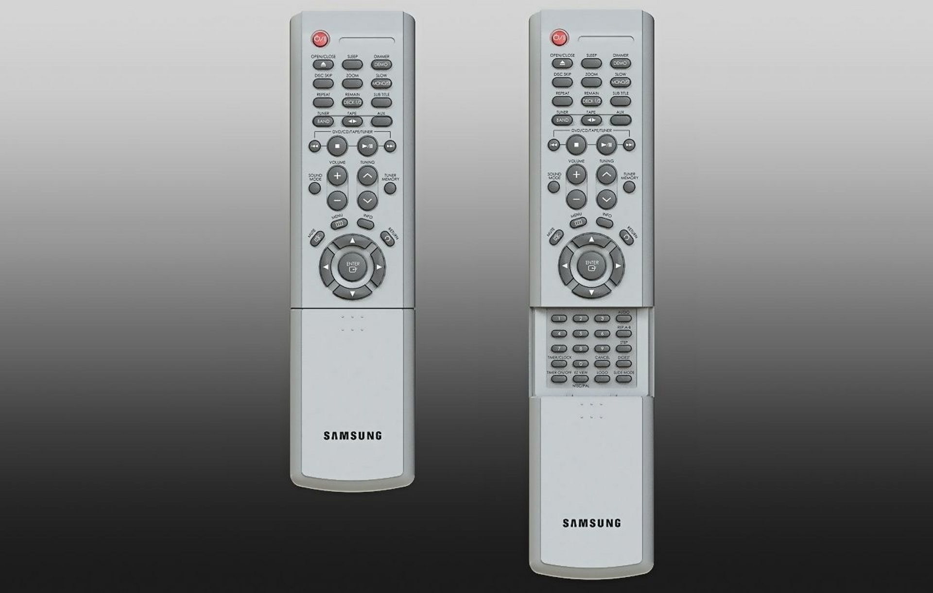 Samsung Hi-Fi Remote Control 3D model_2