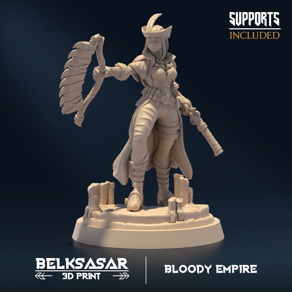 Bloody Huntress C 3D print model_1