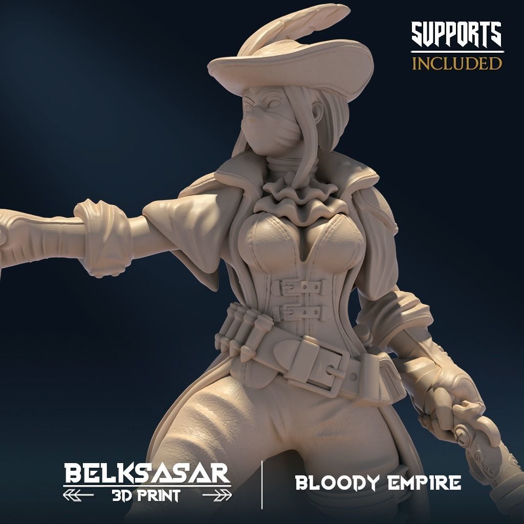 Bloody Huntress C 3D print model_4