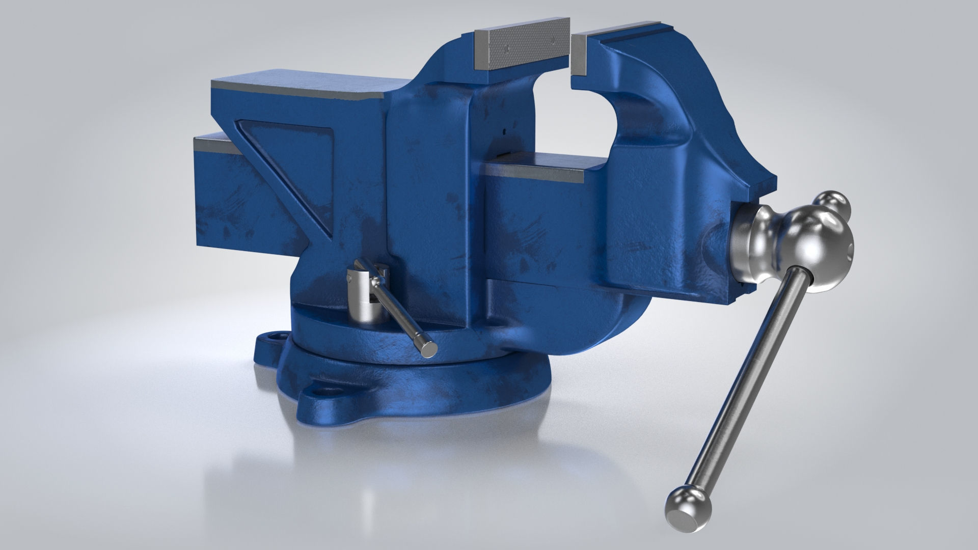 Table Vise 3D model_1