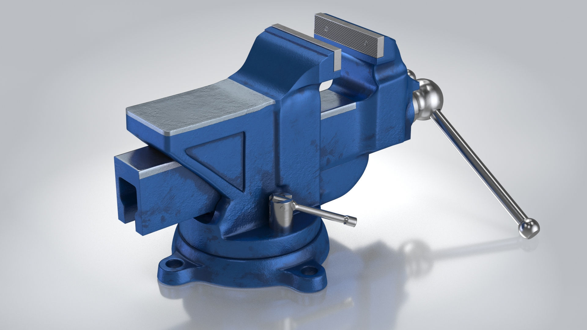 Table Vise 3D model_2