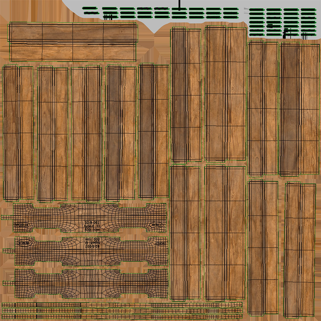 Pallet with Boxes T2 Low-poly 3D model_6