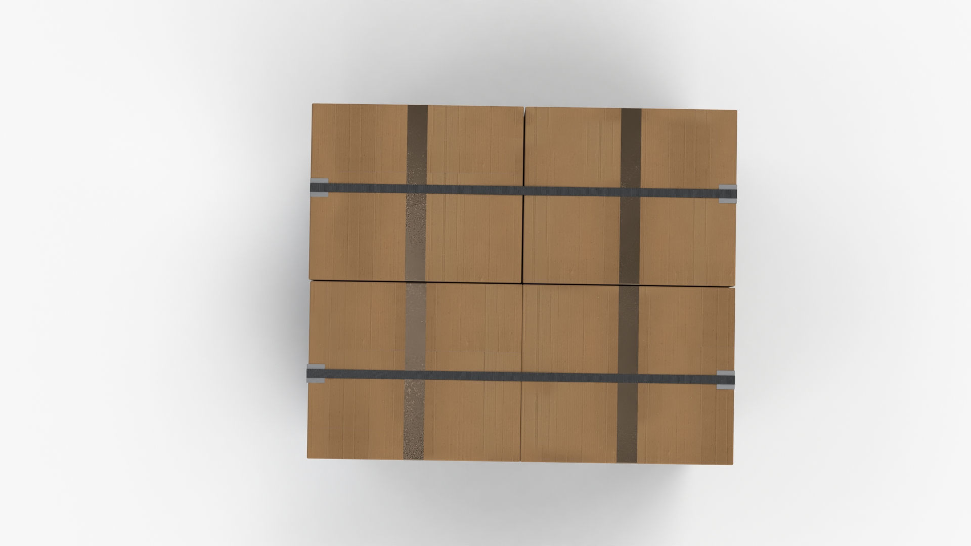 Pallet with Boxes T2 Low-poly 3D model_4