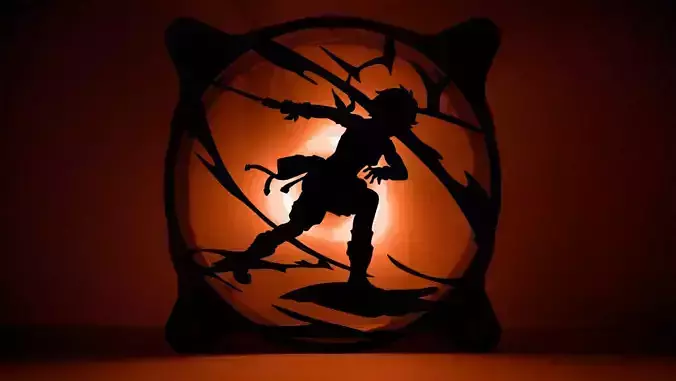 Genshin Impact Bannett PC fan cover  3D print model