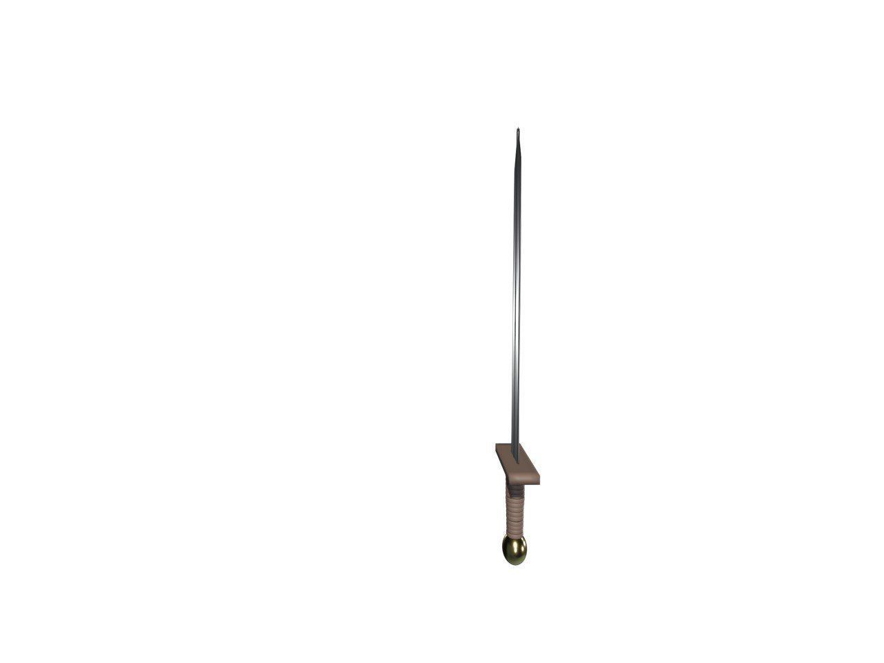 Sword 3D model_3