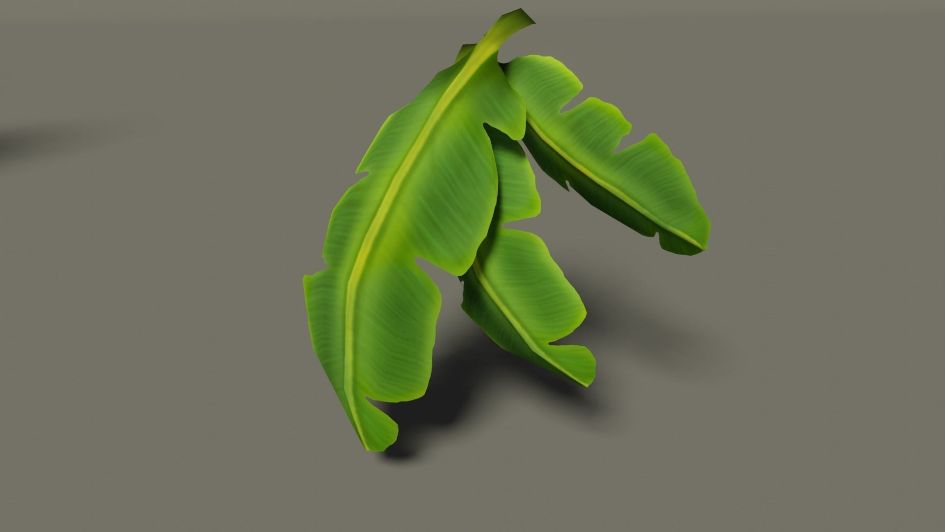 Stylized Forest Plants Handpainted Low-poly 3D model_6