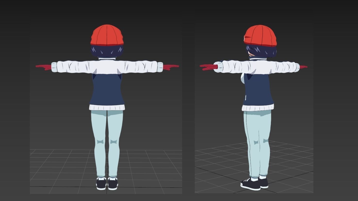 Fuuko Izumo Undead Unluck VRChat 3D model_2