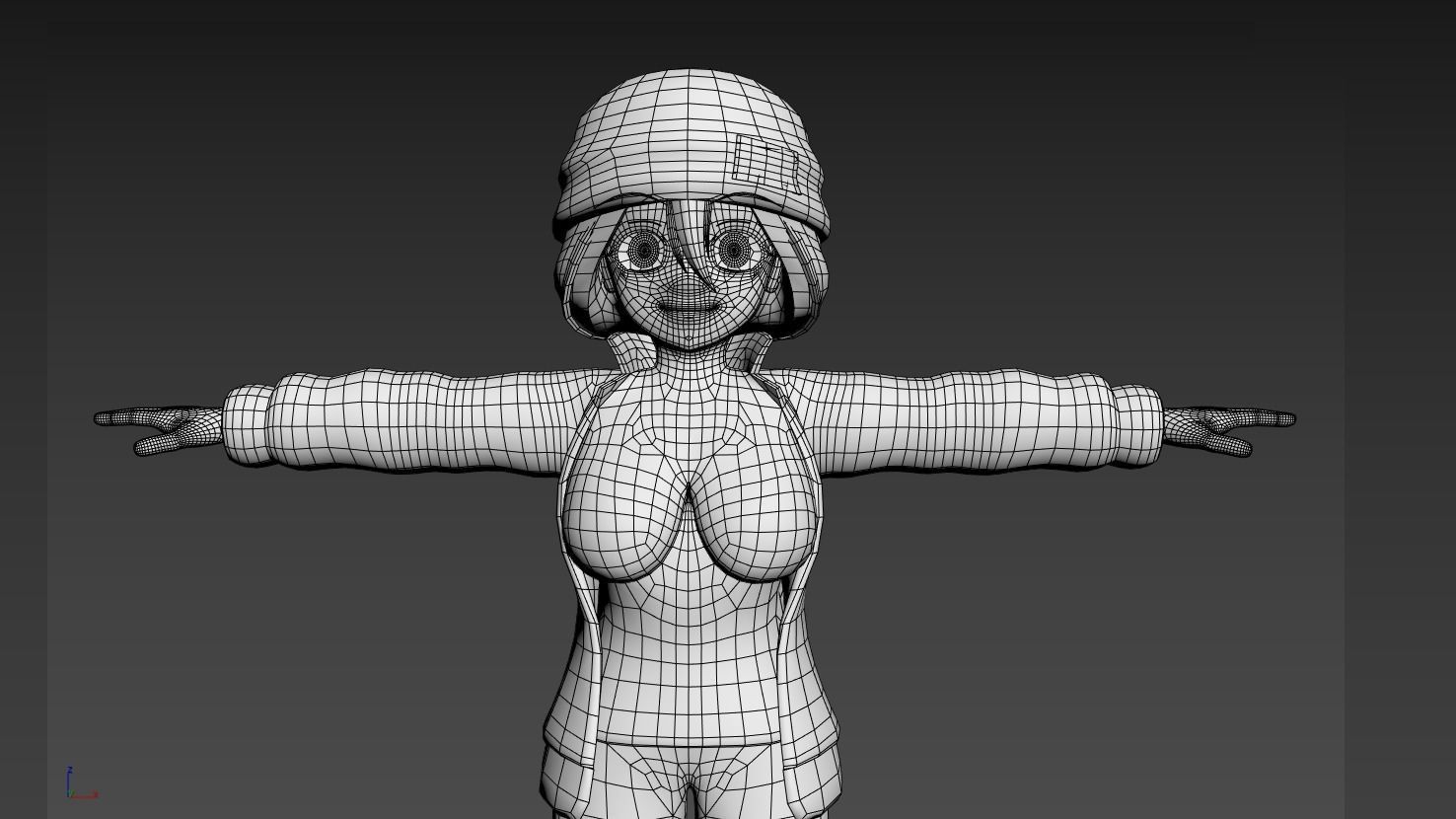 Fuuko Izumo Undead Unluck VRChat 3D model_5