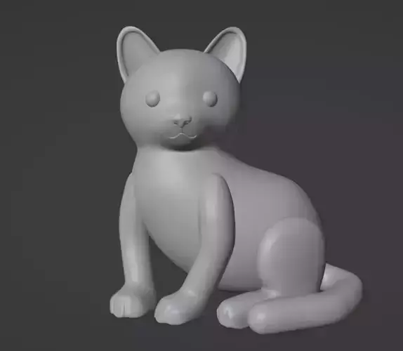 Cat Figurine v2