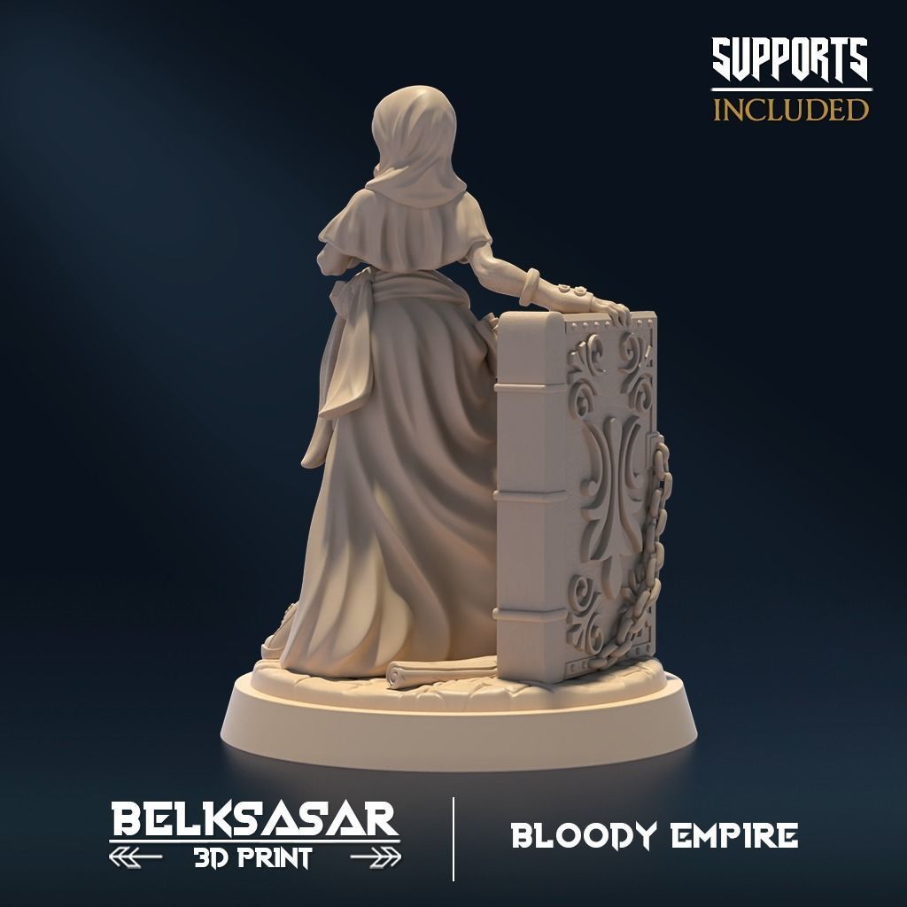 Penitent A Normal and Nude 3D print model_5