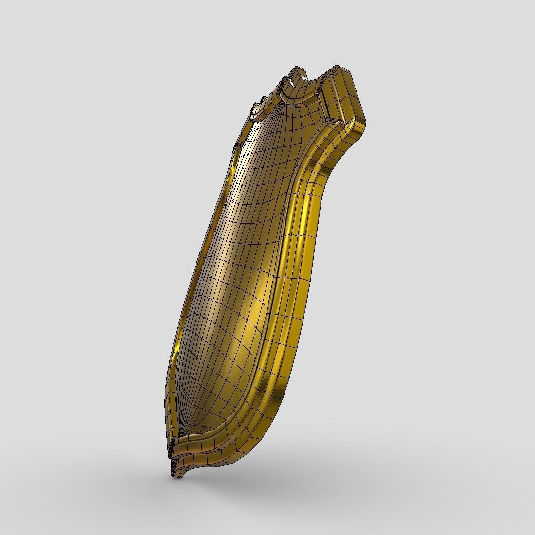 Police Badge Low-poly 3D model_10