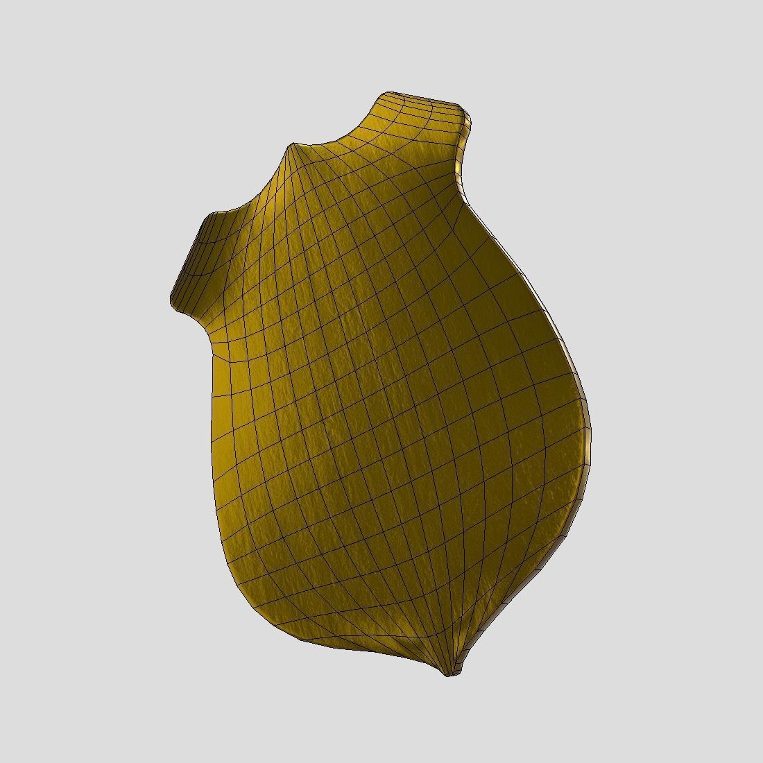 Police Badge Low-poly 3D model_12