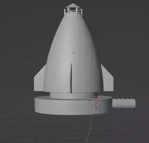 Rocket Water Sprinkler 3D model