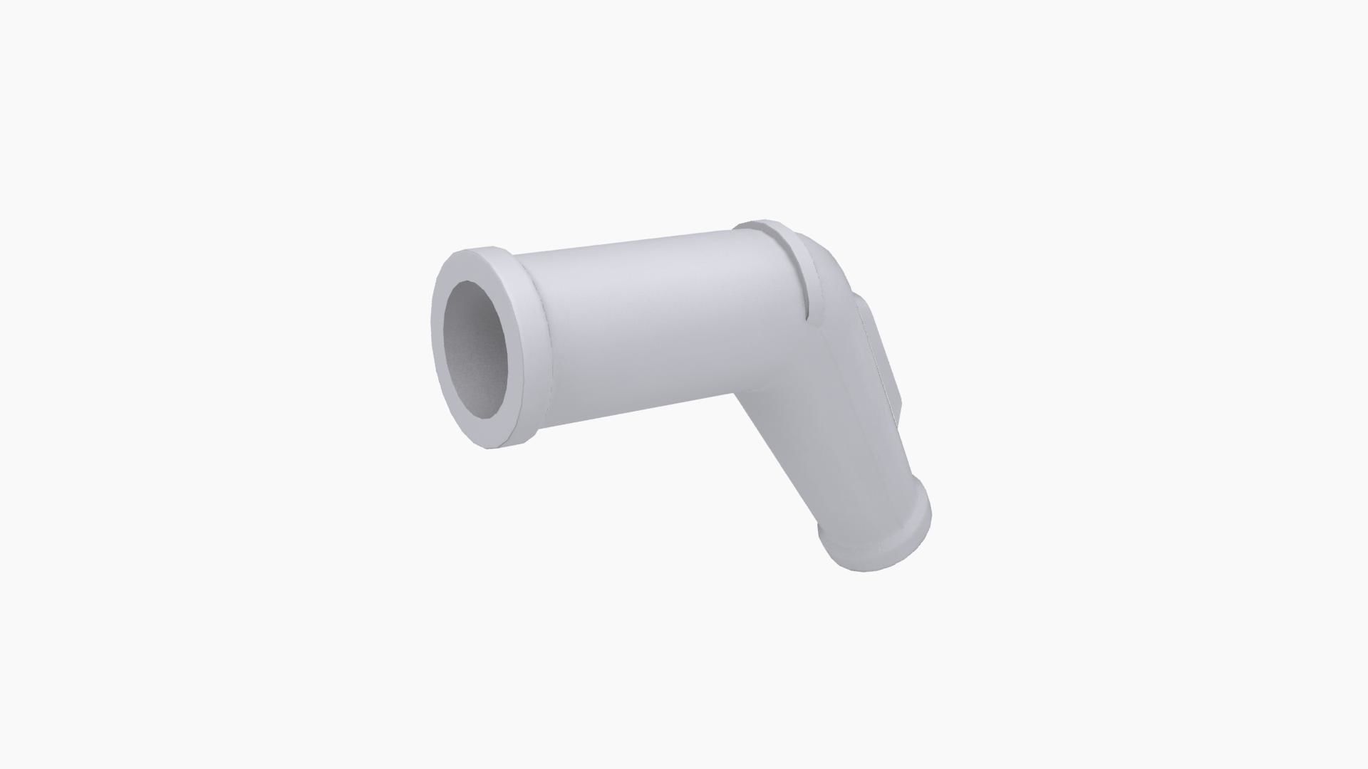 NGK Spark plug boot 120 degrees Low-poly 3D model_7