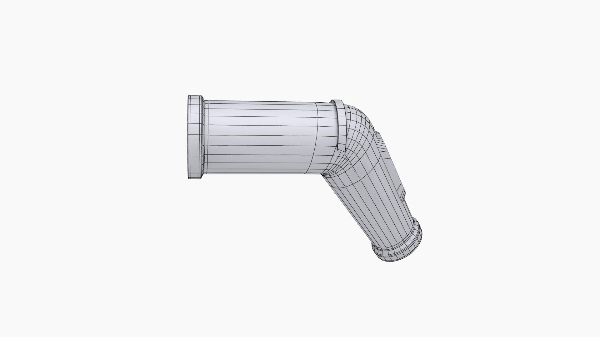 NGK Spark plug boot 120 degrees Low-poly 3D model_11