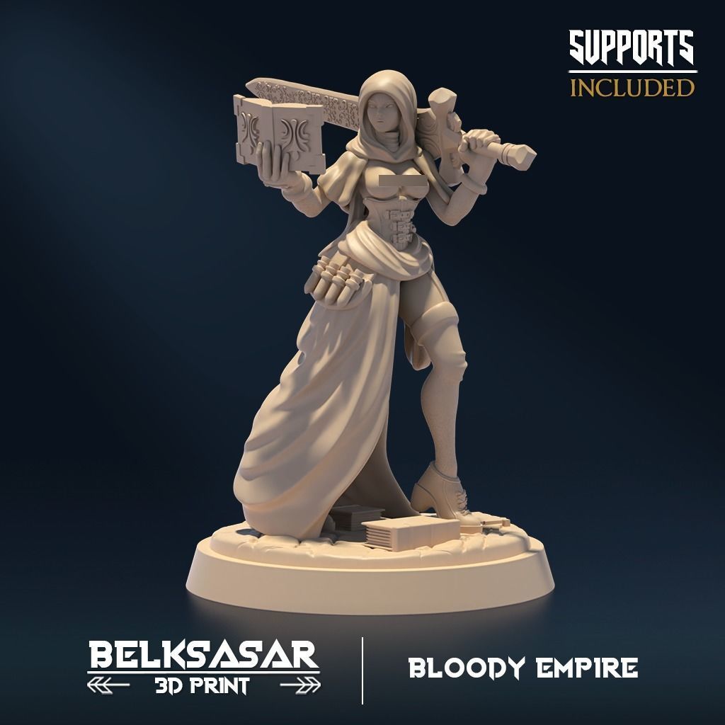 Penitent Earth Set x5 Nude 3D print model_2