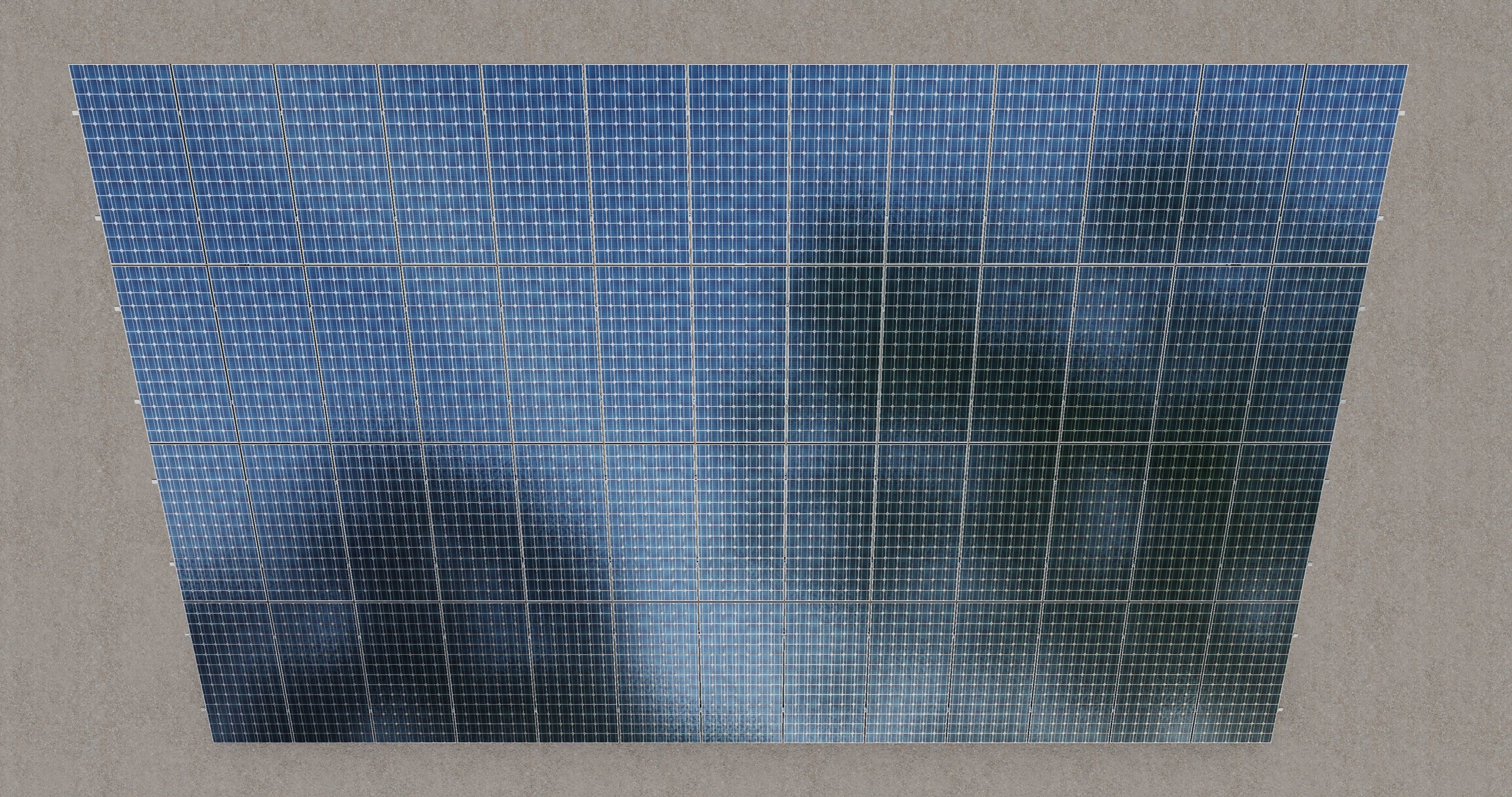 Solar Panel Steel Construction Type 19 3D model_4