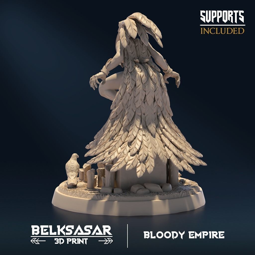 Tomb Protector A Normal y Nude 3D print model_3