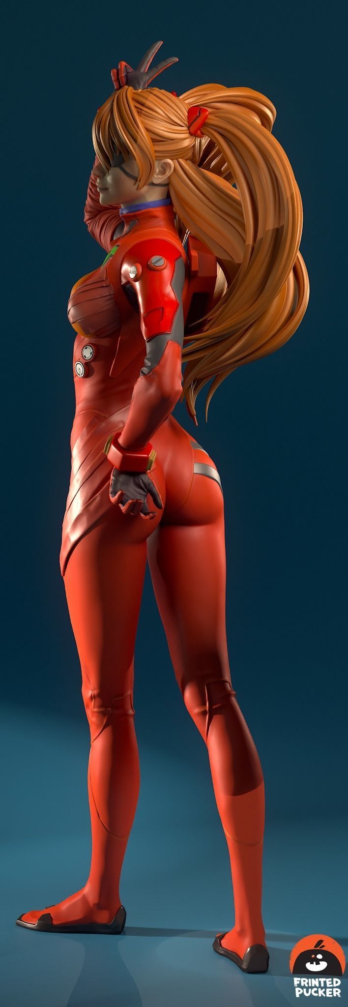 Asuka Langley 3D print model_18