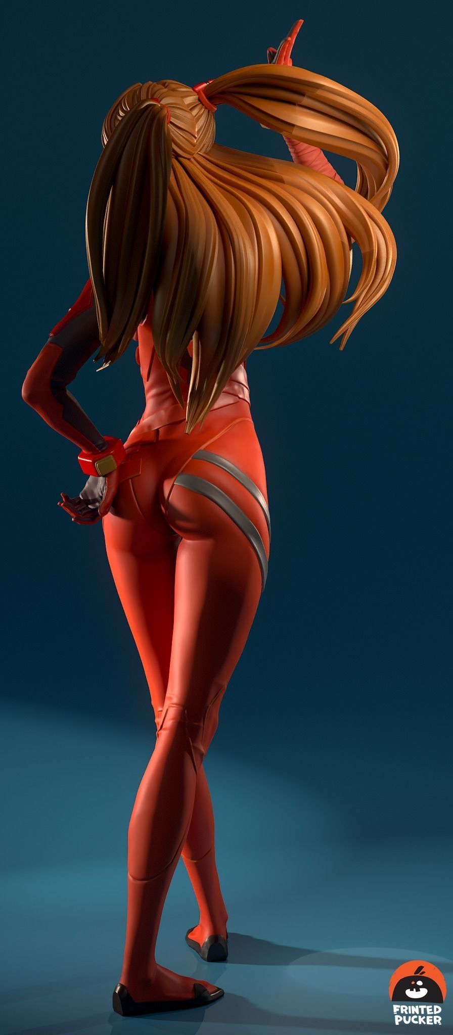 Asuka Langley 3D print model_14