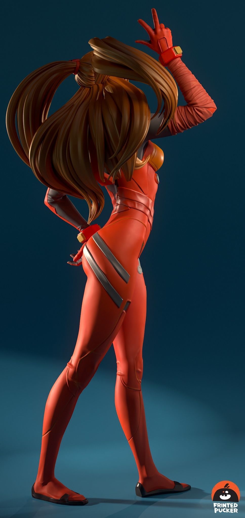 Asuka Langley 3D print model_10