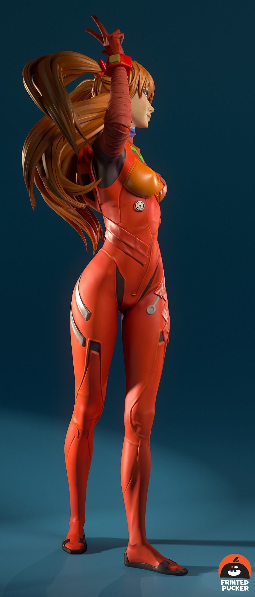 Asuka Langley 3D print model_6