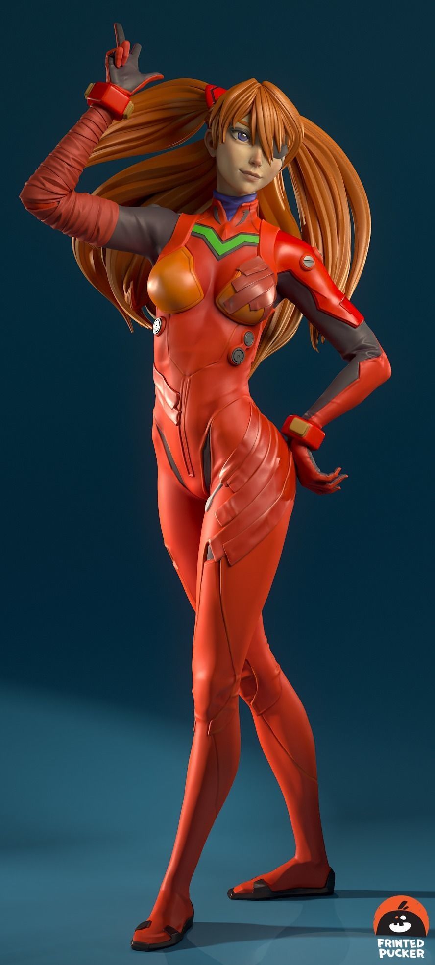 Asuka Langley 3D print model_2