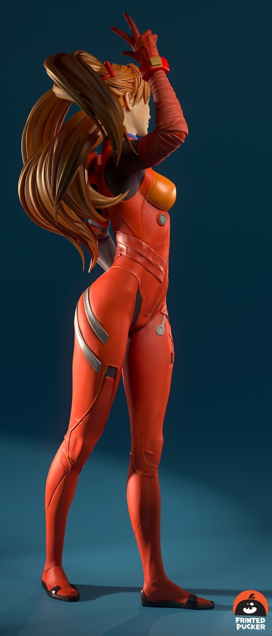 Asuka Langley 3D print model_8