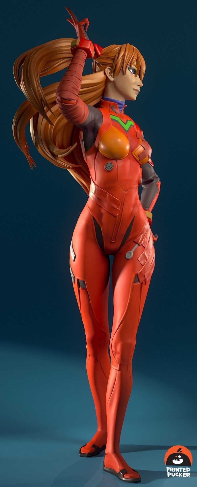 Asuka Langley 3D print model_4