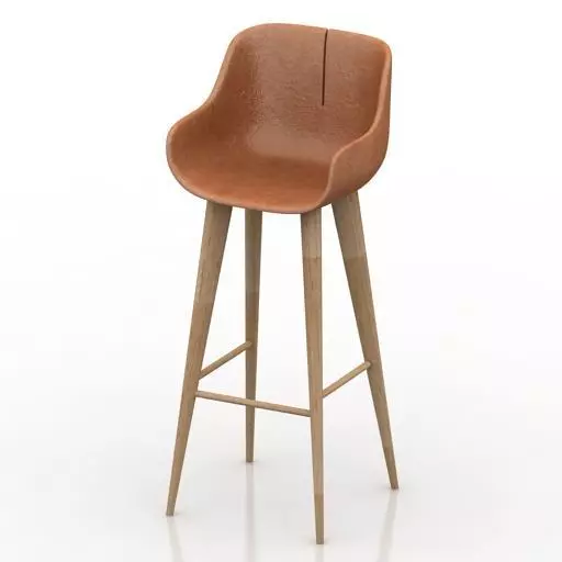 Chair bar Kieren Counter Stool Free 3D model