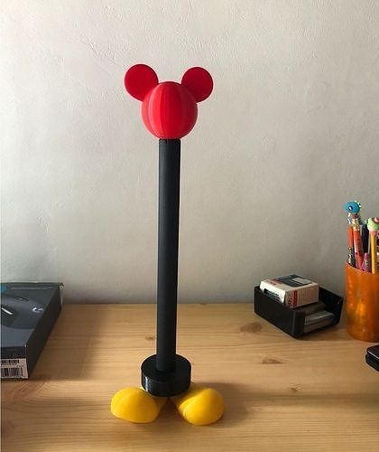 Mickey Paper Towel Roller Holder 3D model