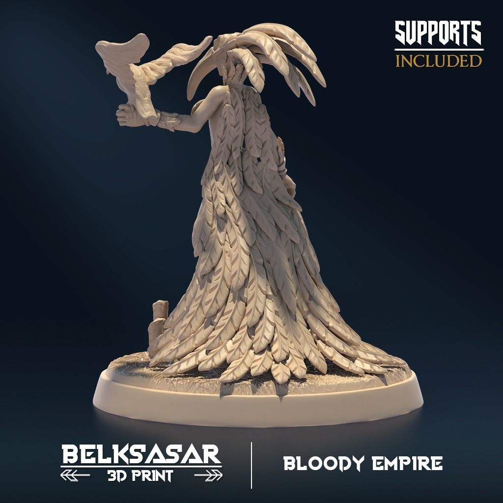 Tomb Protector C Normal and Nude 3D print model_4