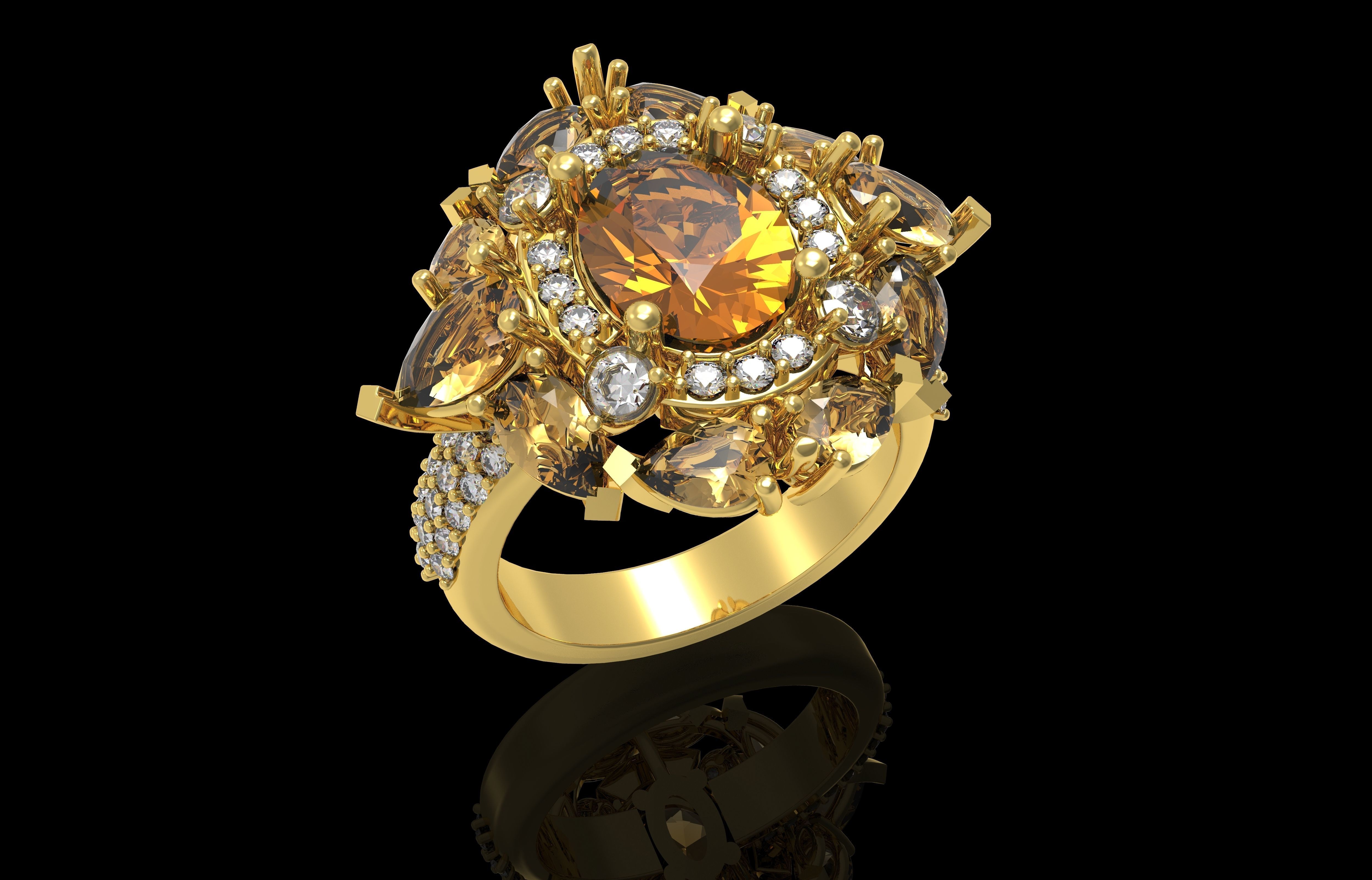 Number 6 3D print model_4