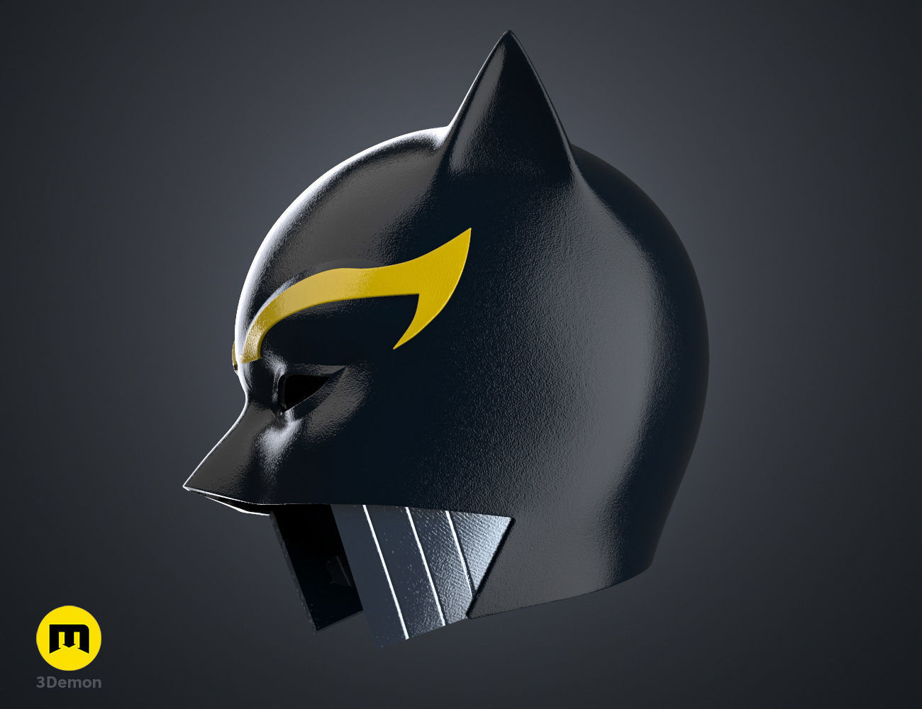 Hellcat Helmet Mask Marvel Comics 3D print model_7