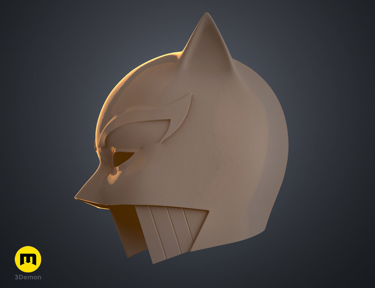 Hellcat Helmet Mask Marvel Comics 3D print model_9