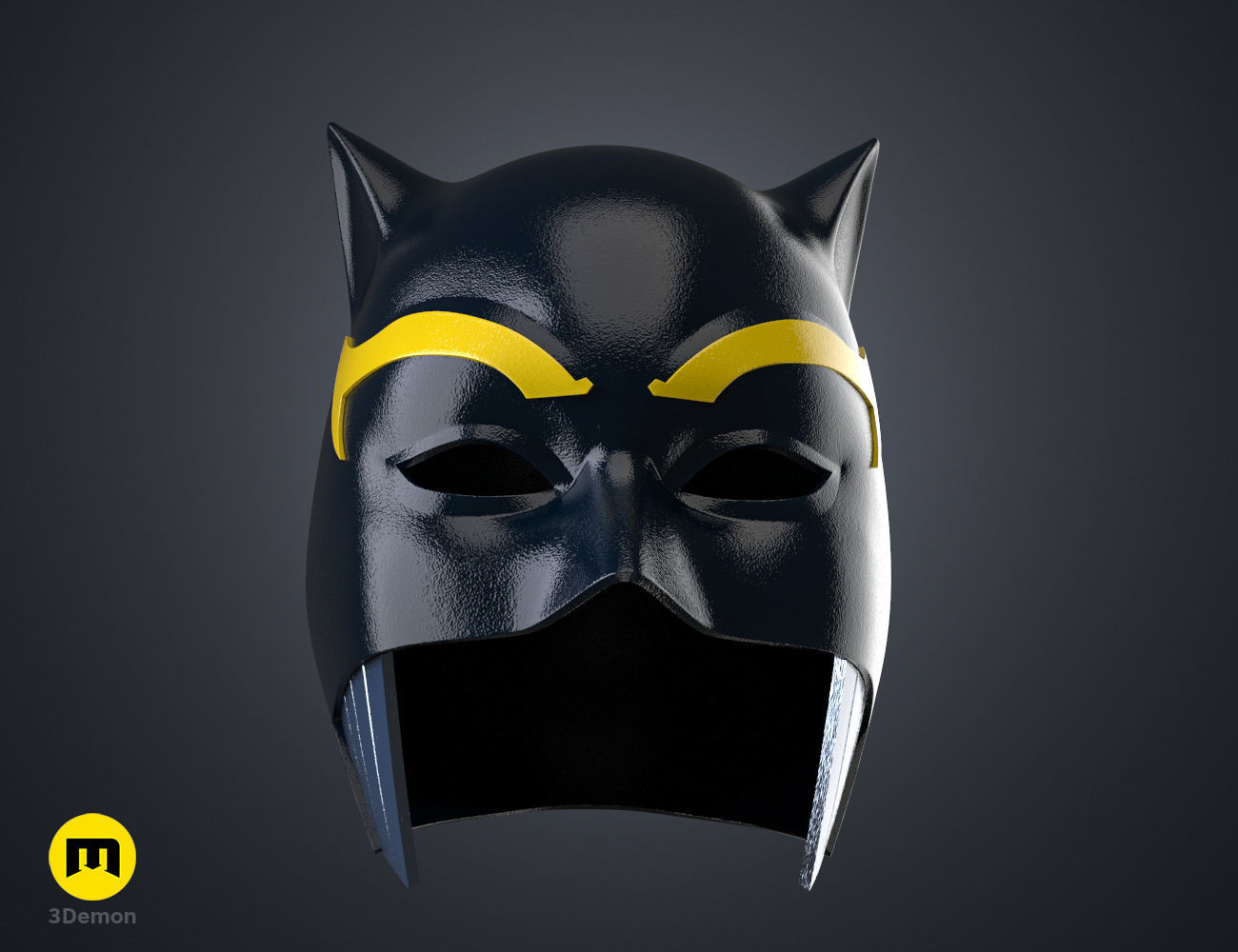 Hellcat Helmet Mask Marvel Comics 3D print model_2