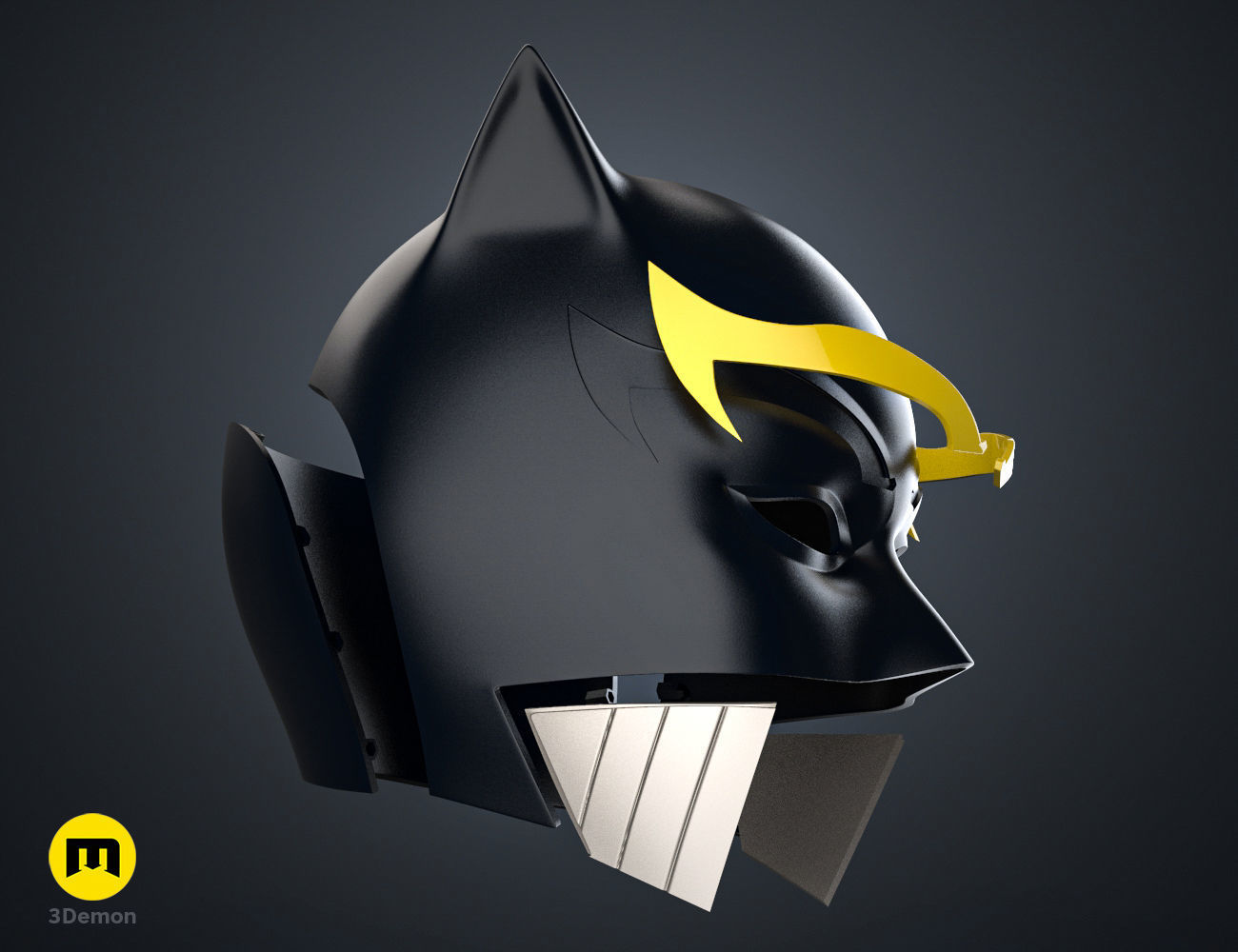 Hellcat Helmet Mask Marvel Comics 3D print model_8