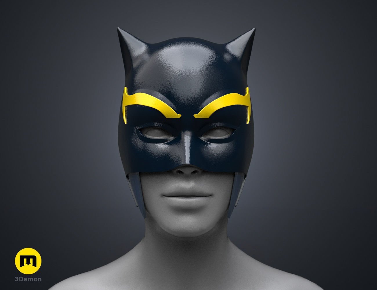 Hellcat Helmet Mask Marvel Comics 3D print model_5